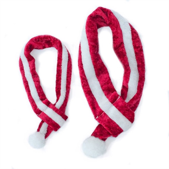 zippy paws Other - ZippyPaws Fuzzy Holiday Dog Scarf - Red